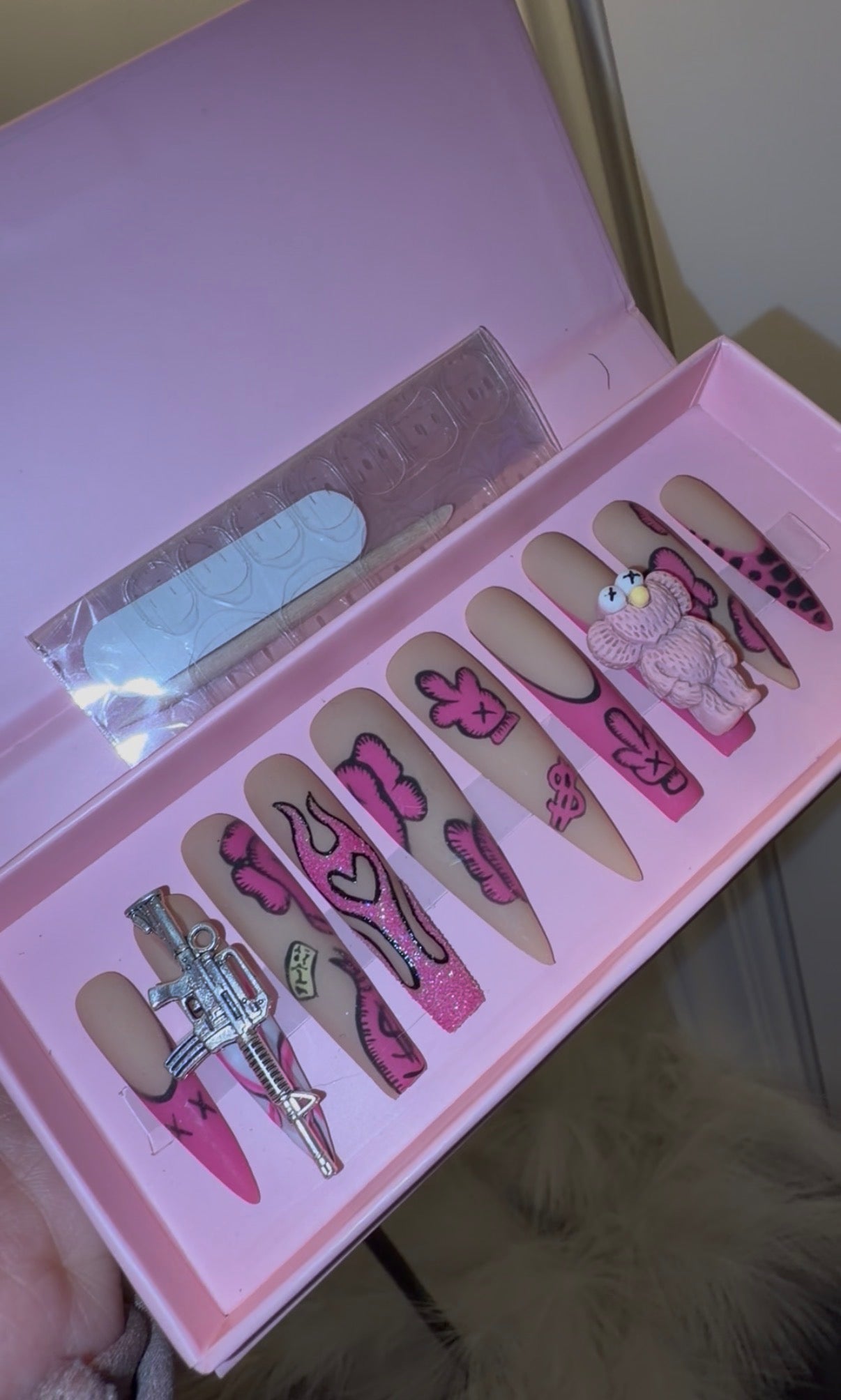 XL Freestyle stiletto set
