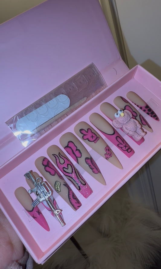 XL Freestyle stiletto set