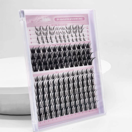 Spiked wispy clusters w/ bottoms
