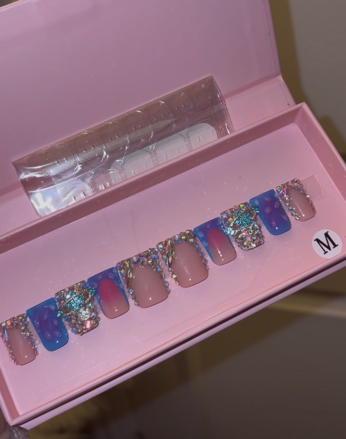 Short Blinged duck bill freestyle set