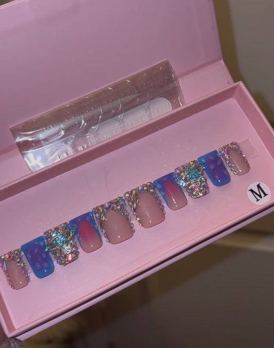 Short Blinged duck bill freestyle set